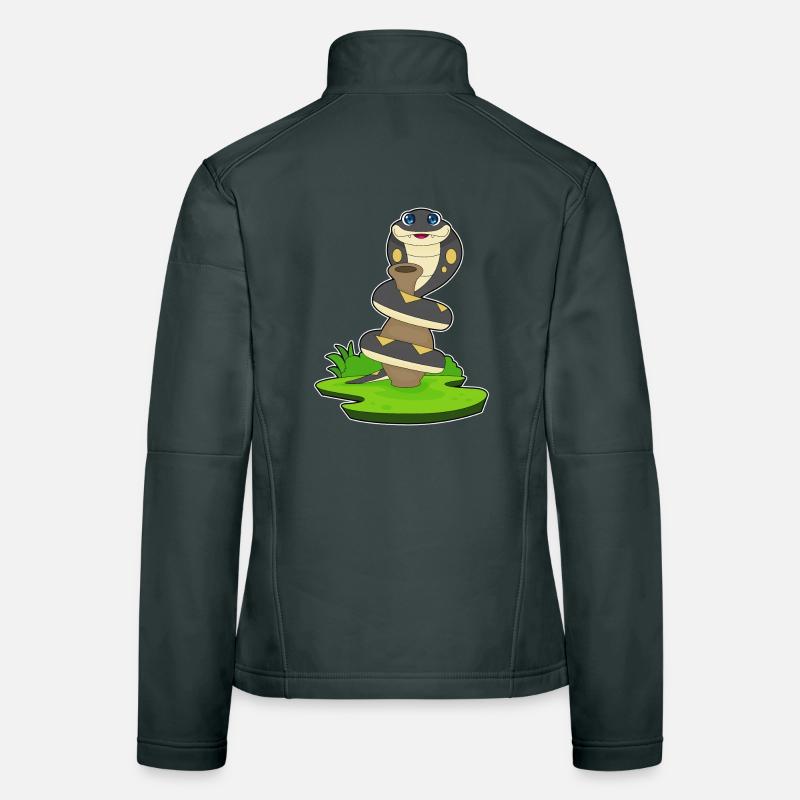 Cruche à serpent Veste en tissu softshell Femme
