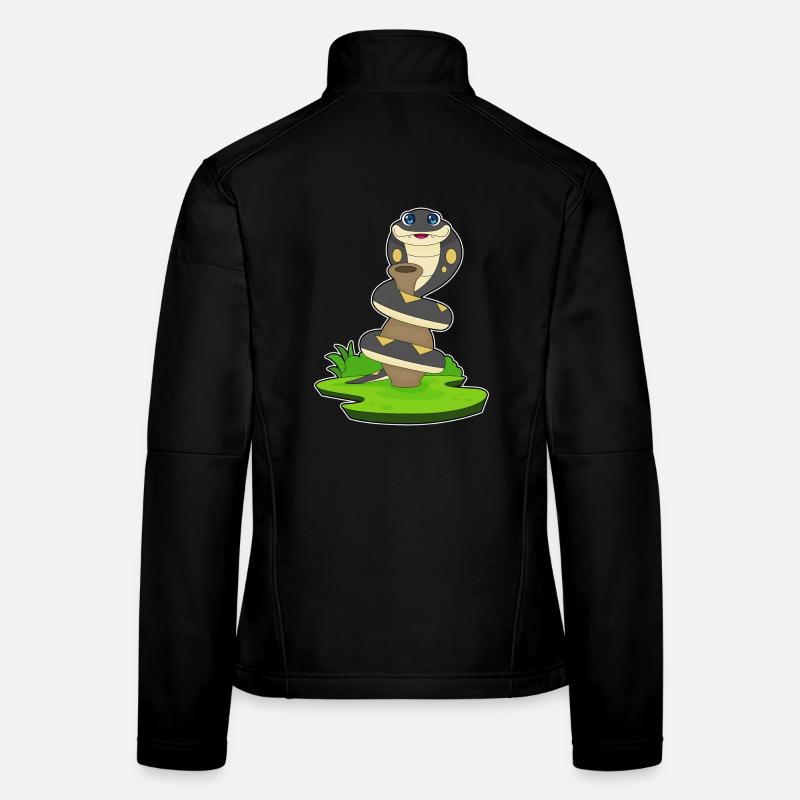 Schlange Vase Frauen Softshelljacke