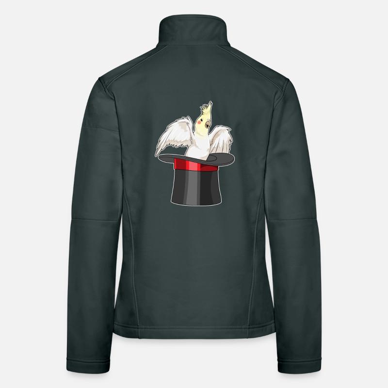 Parrot Wizard Cylinder Women's Softshell Jacket