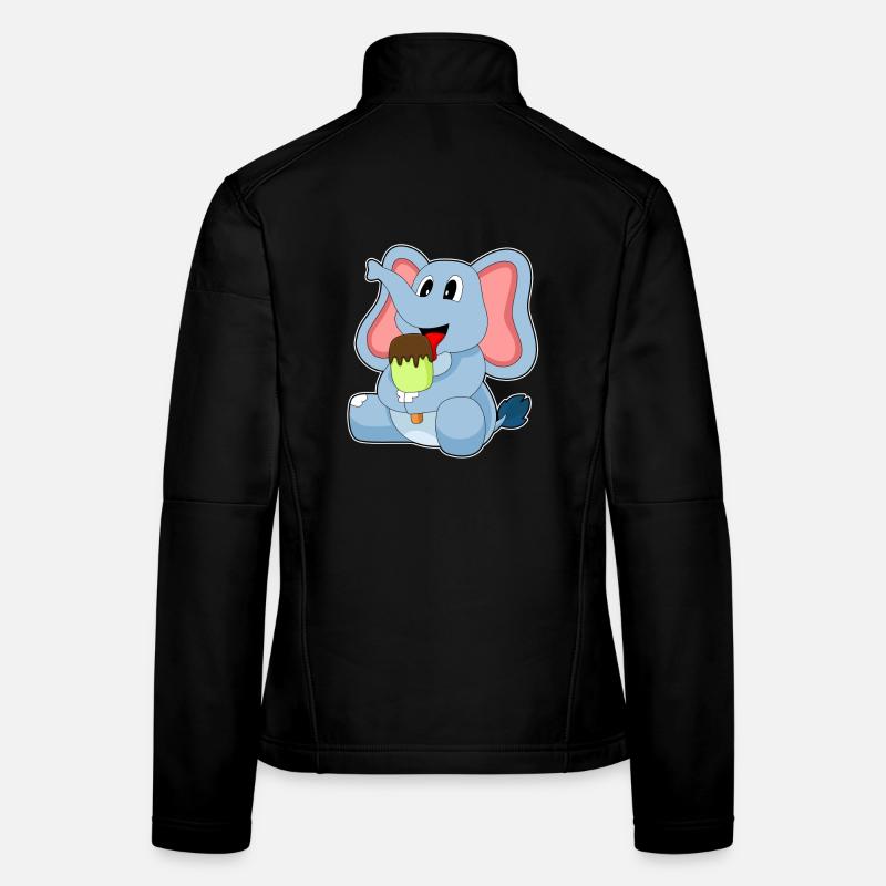 Elephant popsicles Women's Softshell Jacket