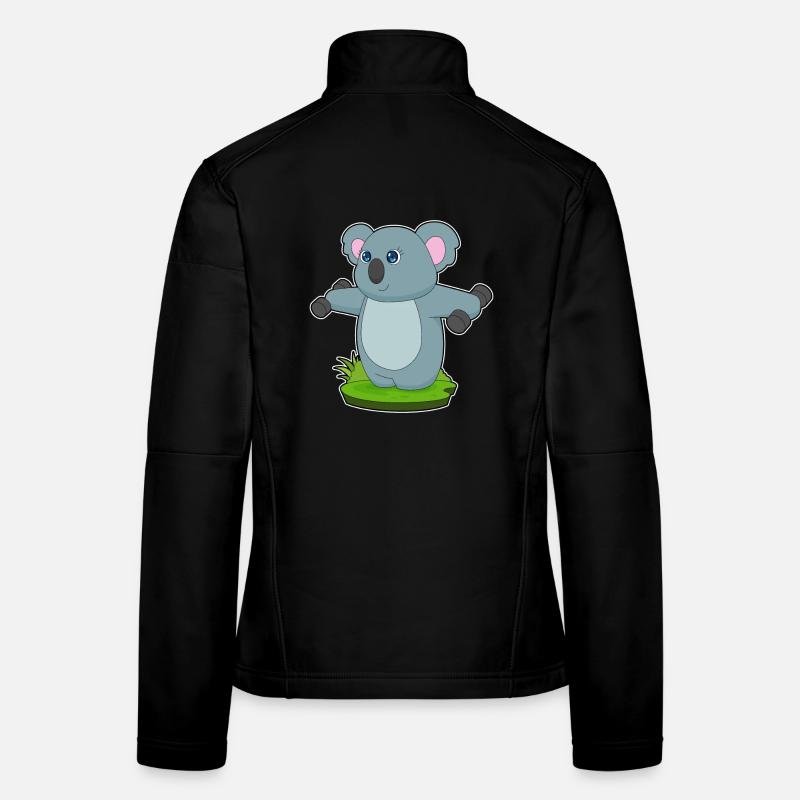 Koala Bodybuilder Hanteln Bodybuilding Frauen Softshelljacke