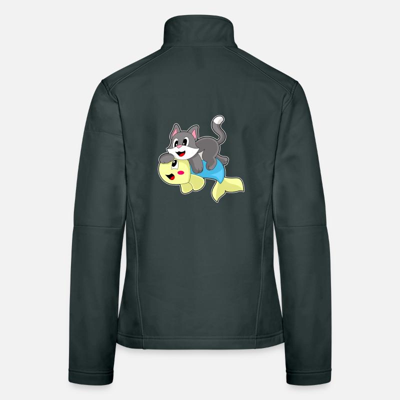 Poisson-chat Veste en tissu softshell Femme