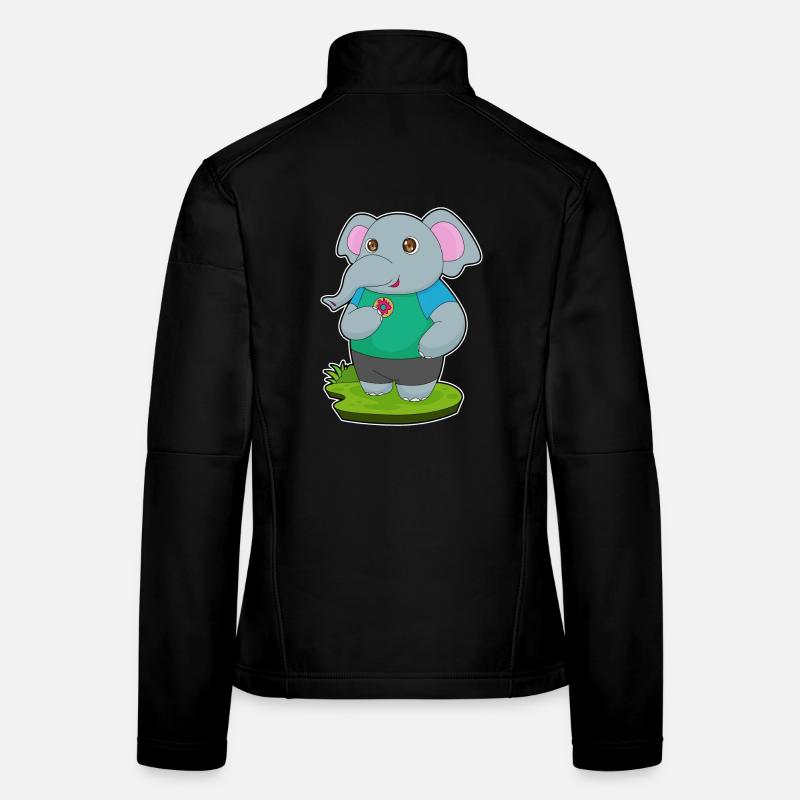 Elephant Donut Women's Softshell Jacket