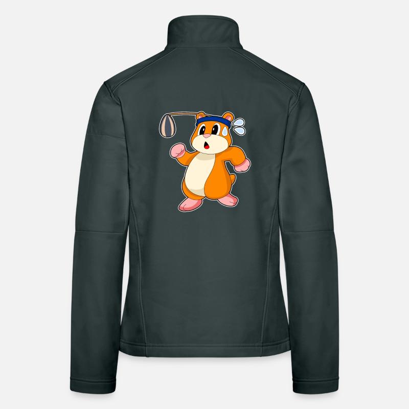 Graines de hamster Veste en tissu softshell Femme