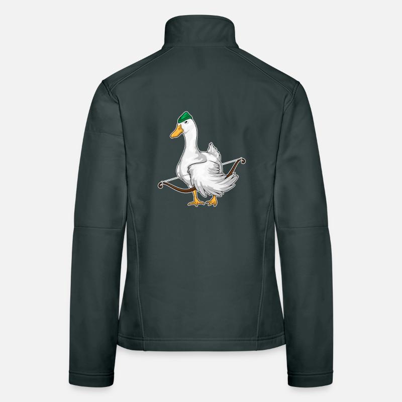 Archer de canard Veste en tissu softshell Femme