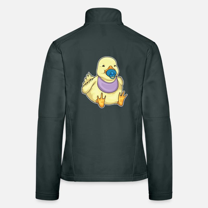 Dossard sucette de canard Veste en tissu softshell Femme