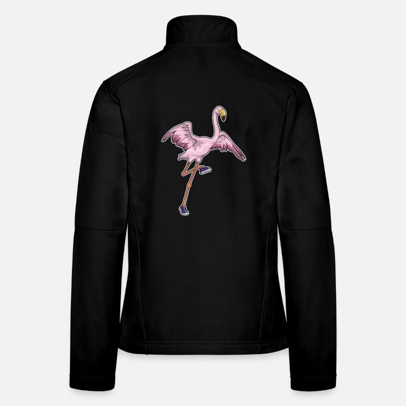 Flamingo Jogger Jogging Sport Women's Softshell Jacket
