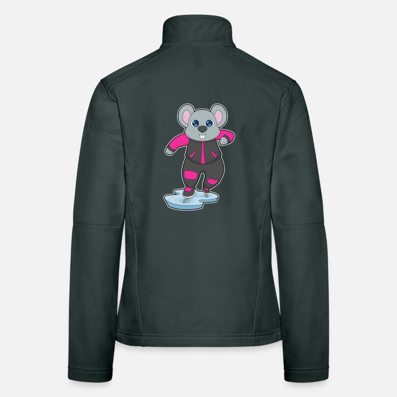 Maus Eislaufen Schlittschuhe Frauen Softshelljacke