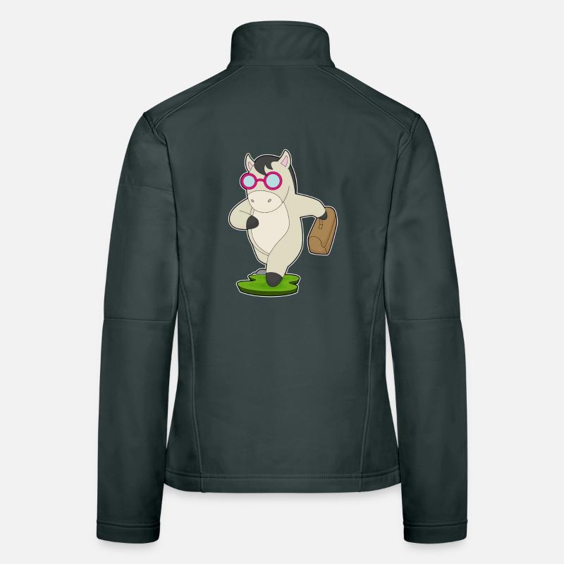 Mallette pour entrepreneur cheval Veste en tissu softshell Femme