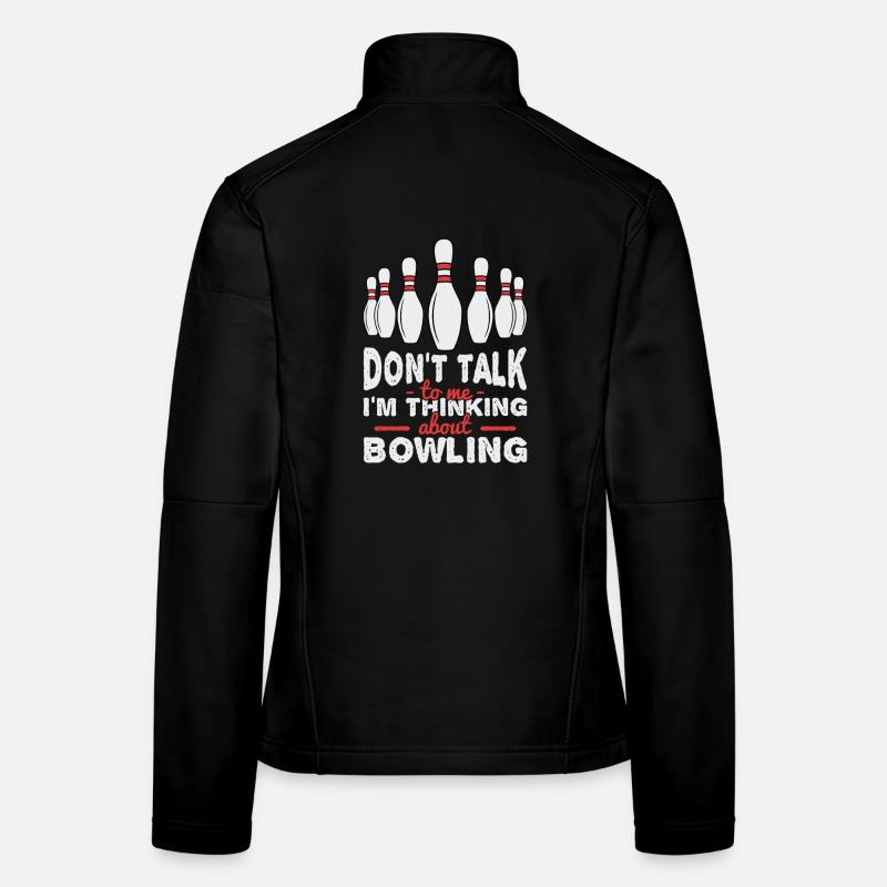Je pense au bowling Veste en tissu softshell Femme