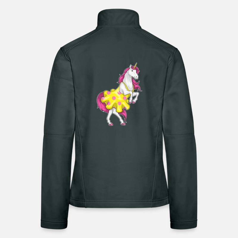 Robe licorne à pois Veste en tissu softshell Femme