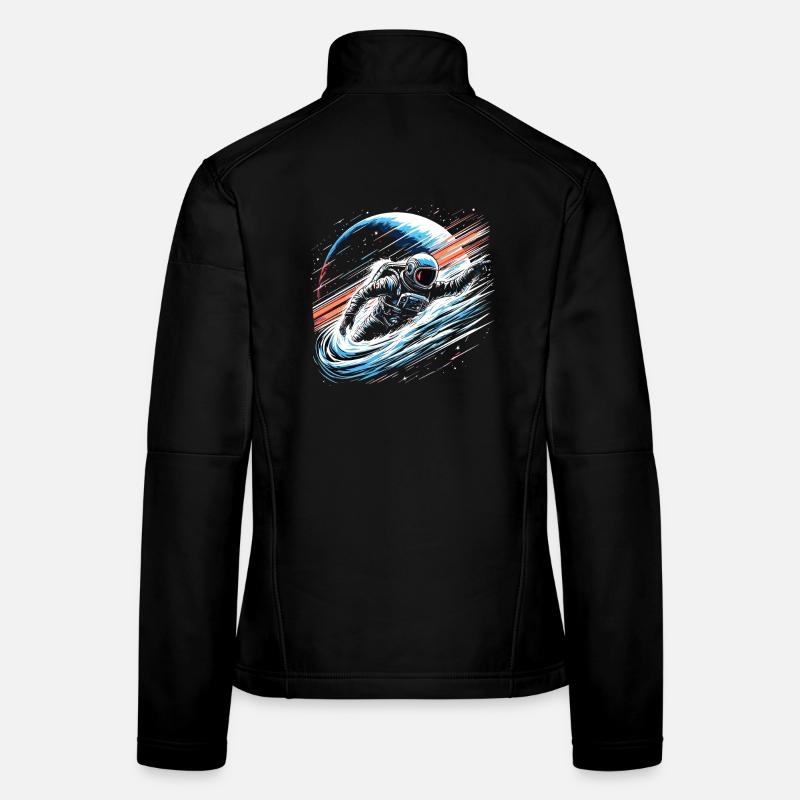 Astronaut Planet Space Women's Softshell Jacket
