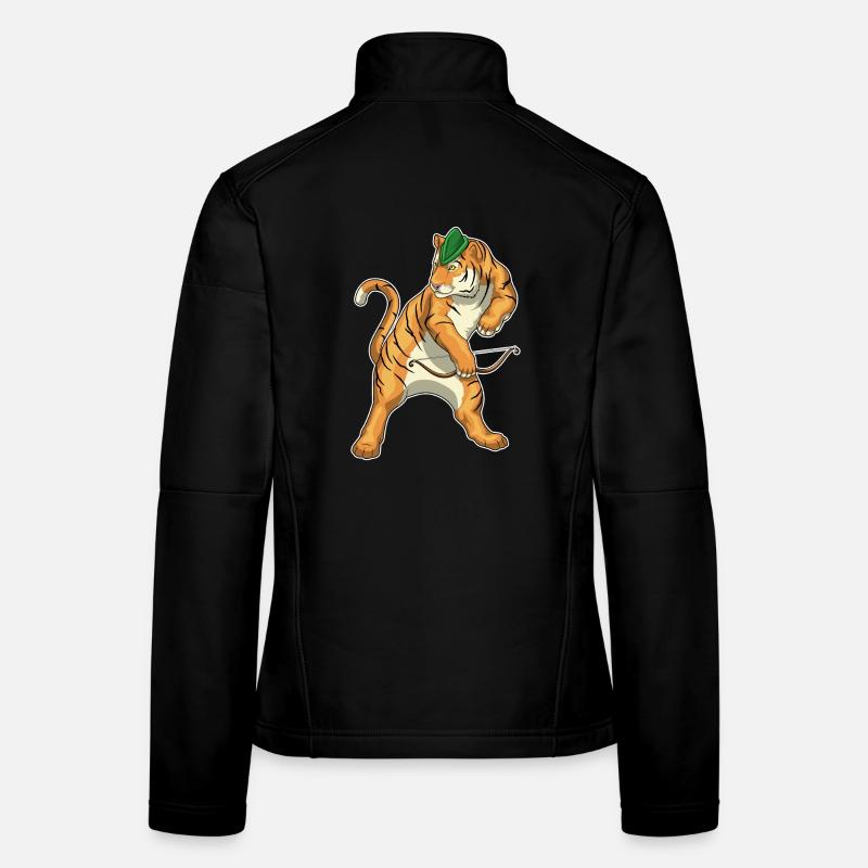 Tiger Archer Bow Women's Softshell Jacket