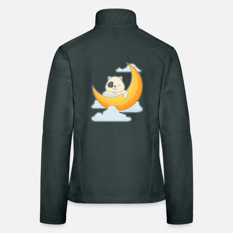 Hamster Moon Veste en tissu softshell Femme