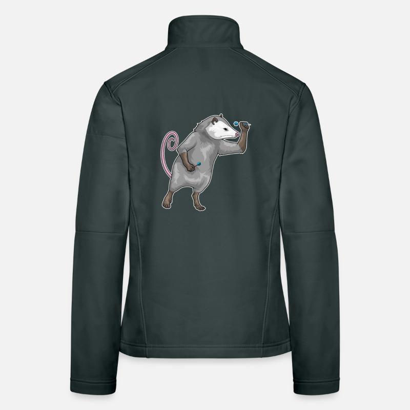 Fléchette Marsupiale Fléchette Fléchette Veste en tissu softshell Femme