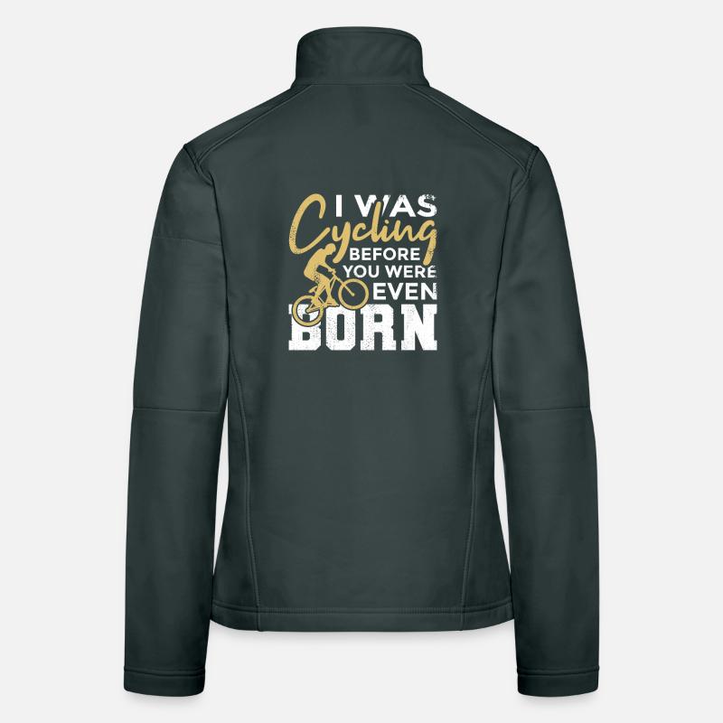 Lustiger Radfahrer Spruch Frauen Softshelljacke