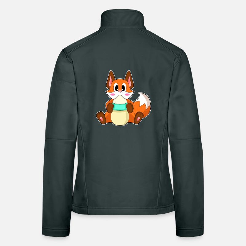 Biberon de lait pour bébé Fox Veste en tissu softshell Femme