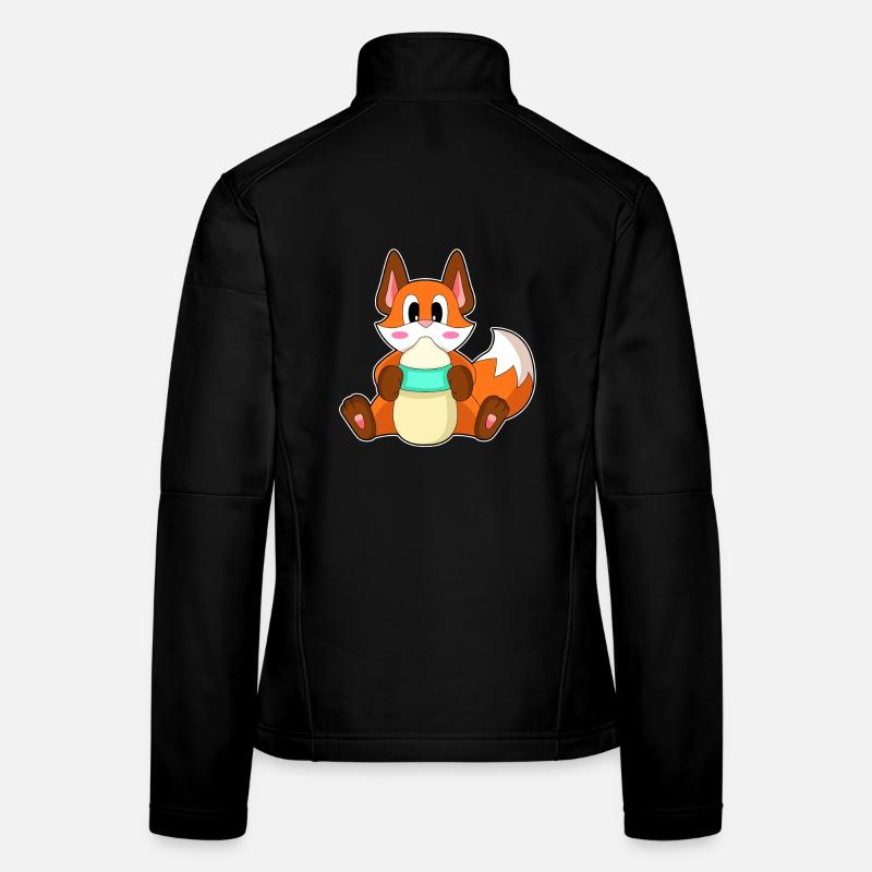 Biberon de lait pour bébé Fox Veste en tissu softshell Femme