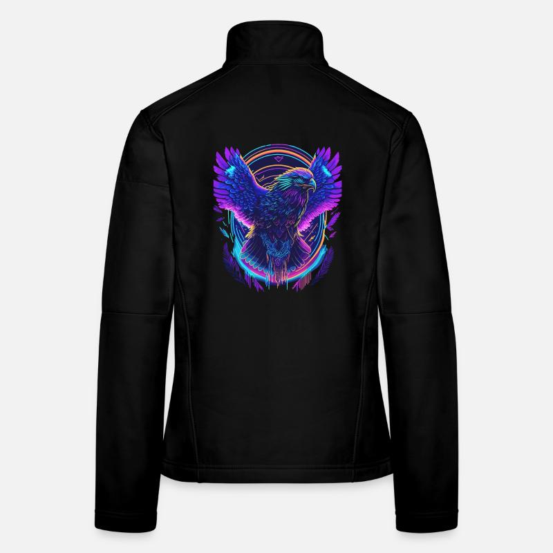 Flying Eagle Synthwave Women's Softshell Jacket