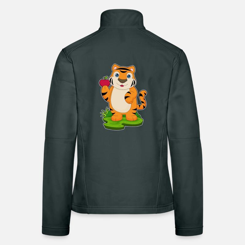 Tiger Apfel  Frauen Softshelljacke