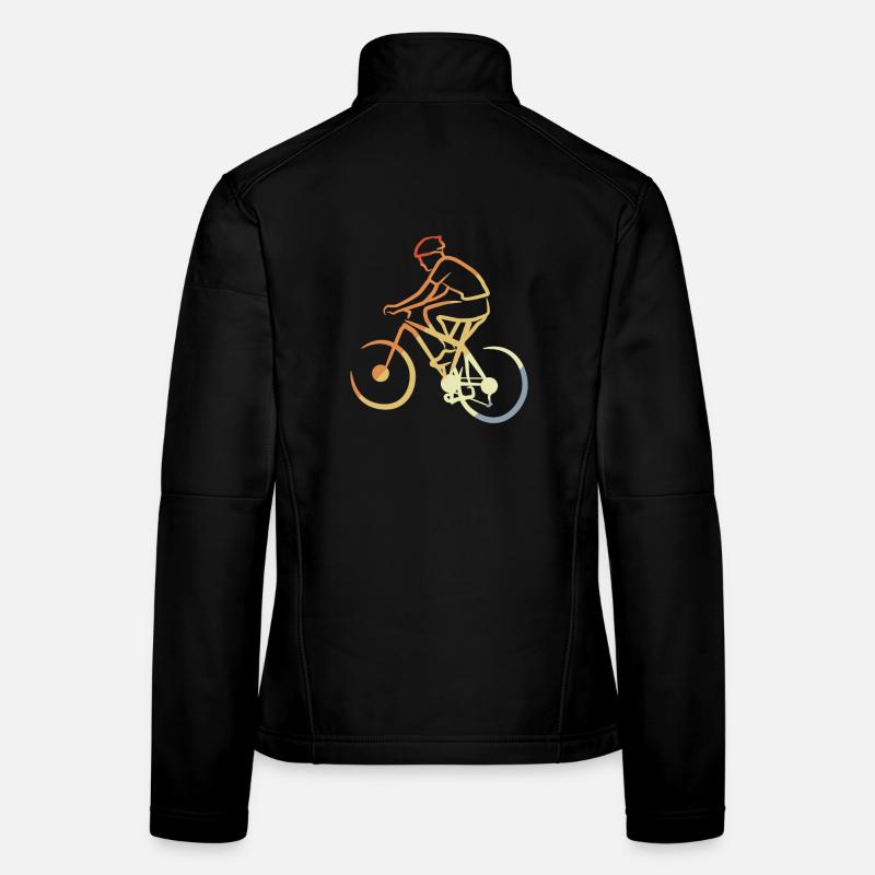 Vintage Mountain Bikers Women's Softshell Jacket
