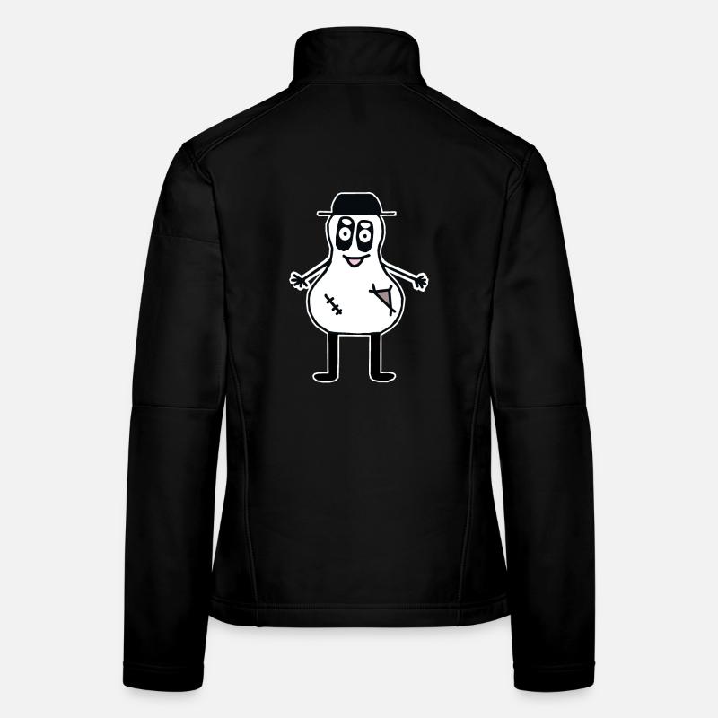 Halloween Ghost Ghost Horror Kids Child Hello Women's Softshell Jacket