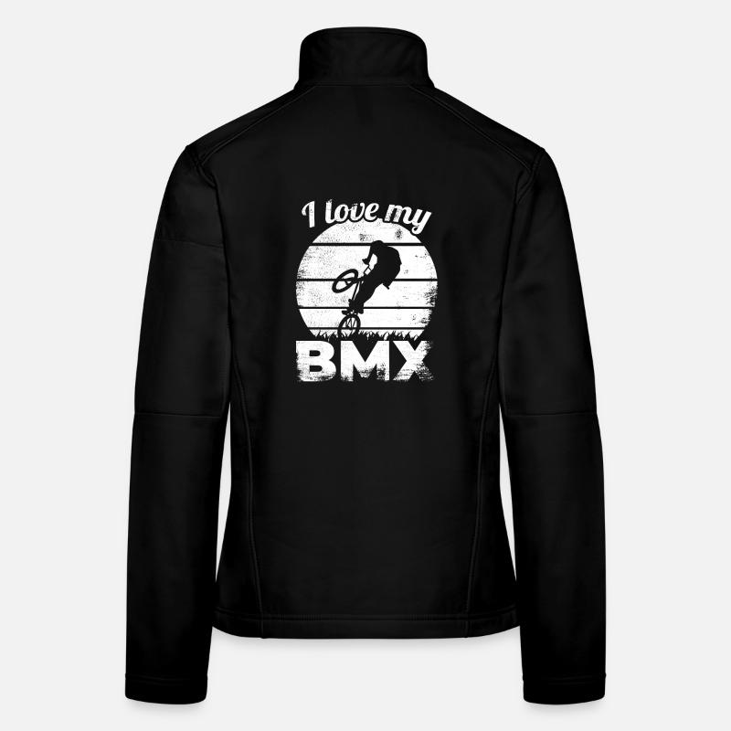Dicton de pilote de BMX Veste en tissu softshell Femme
