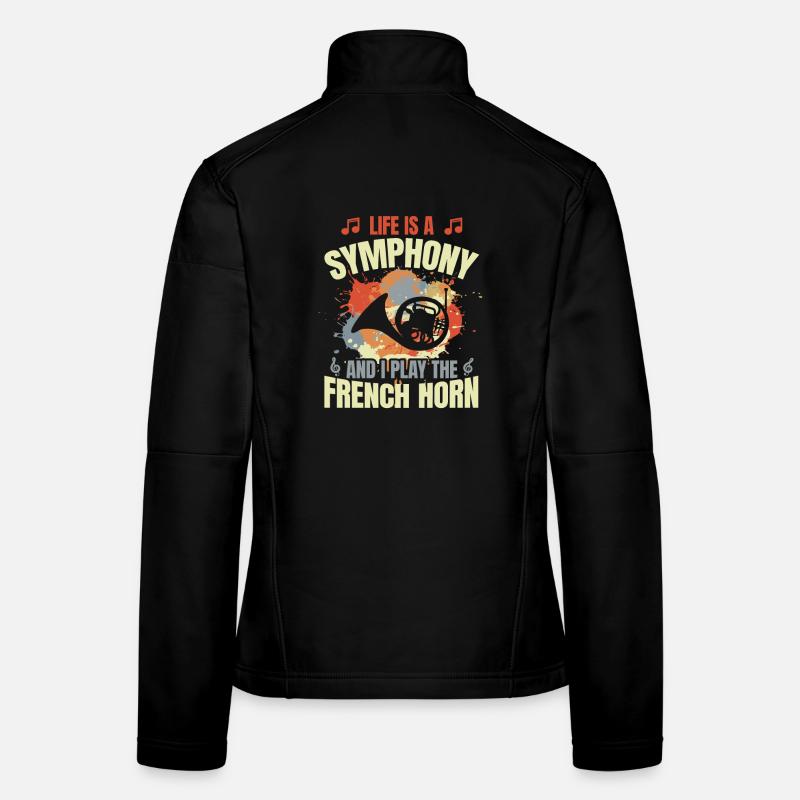 French Horn Motivation Women's Softshell Jacket