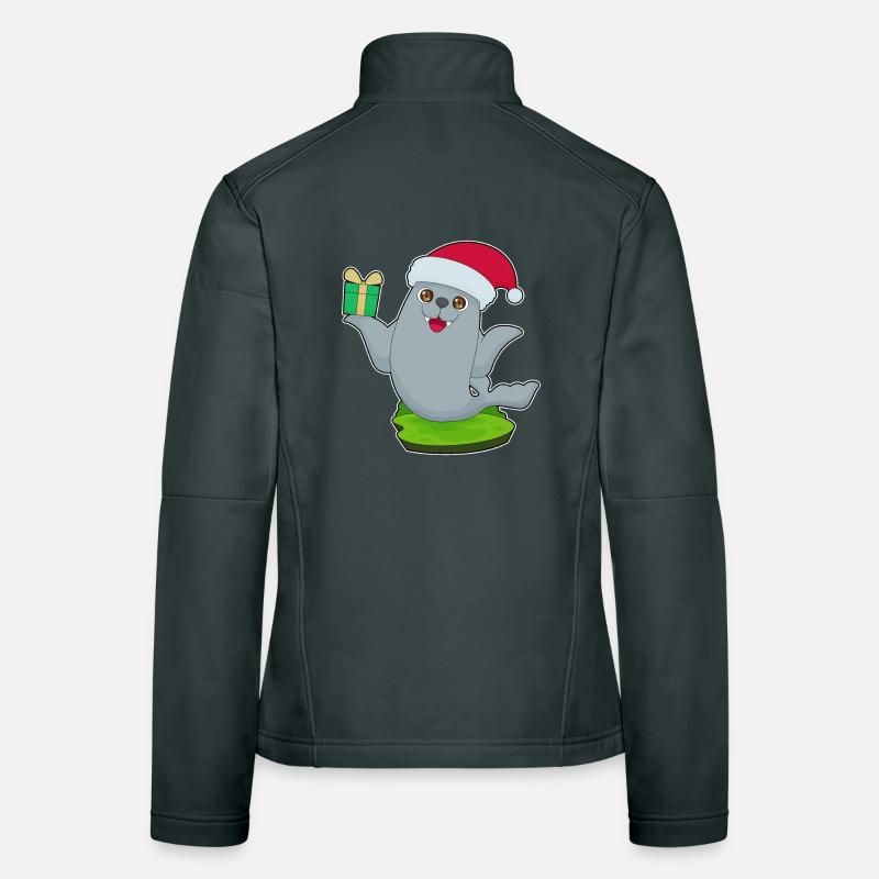 Paquet de Noël scellé Veste en tissu softshell Femme