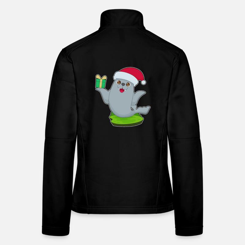 Paquet de Noël scellé Veste en tissu softshell Femme