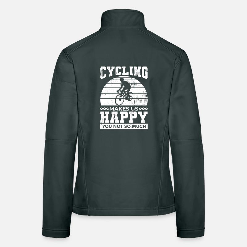 Radfahrer Witz Frauen Softshelljacke
