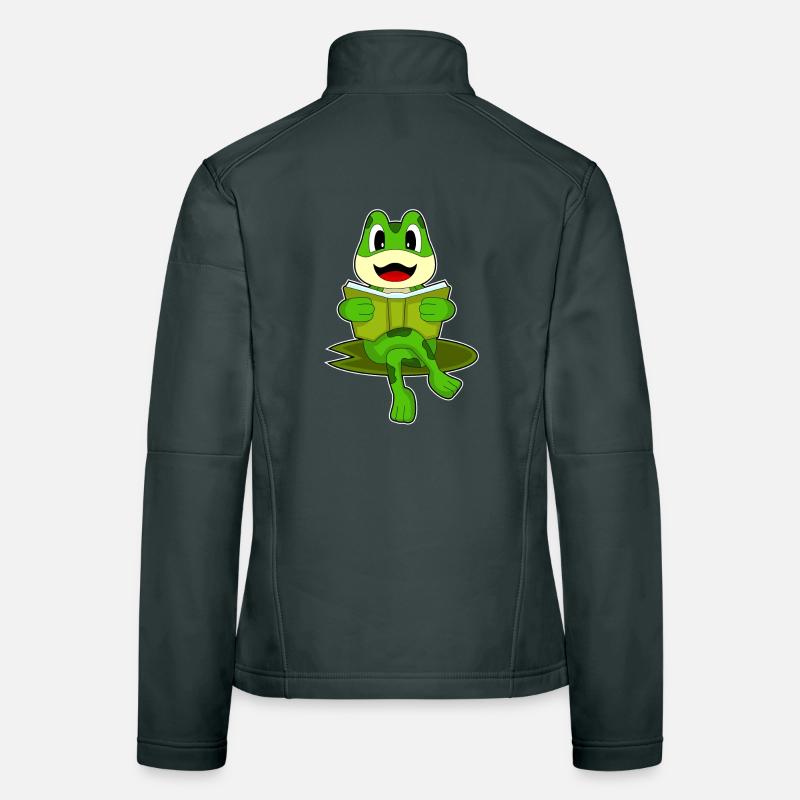 Frog Nerd Book Women's Softshell Jacket