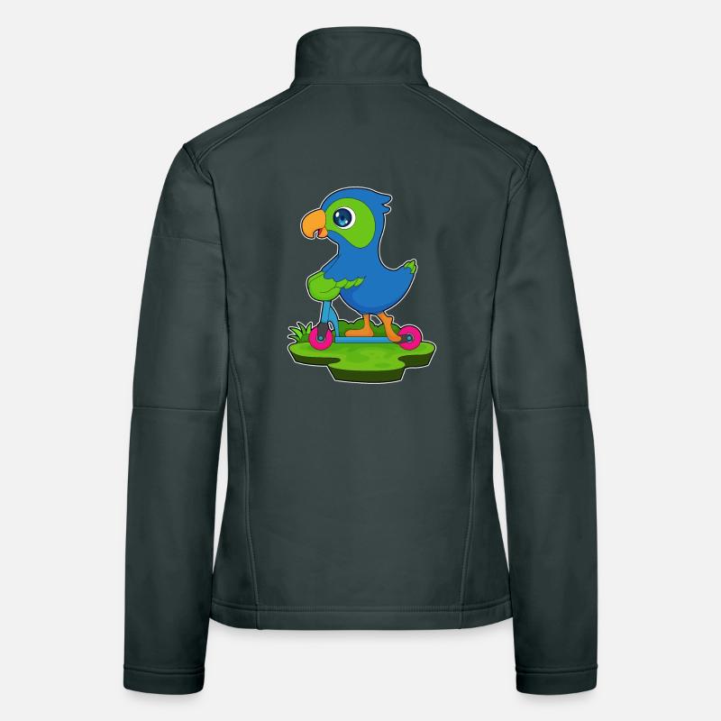 Parrot Scooter Women's Softshell Jacket