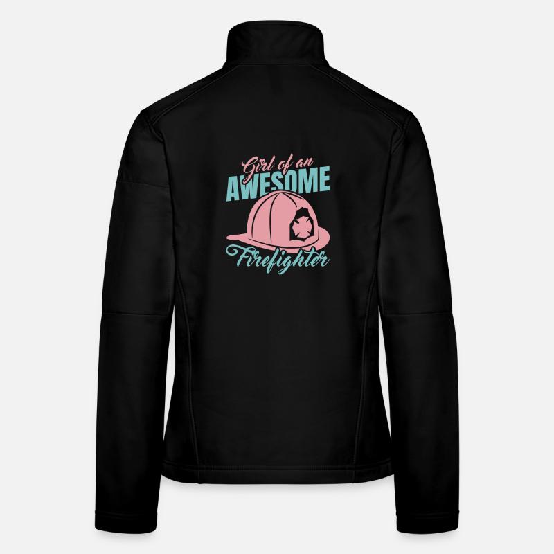 Fille d’un grand pompier Veste en tissu softshell Femme