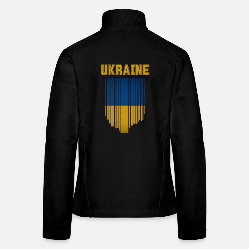 Ukrainian flag, Ukrainian pride Women's Softshell Jacket