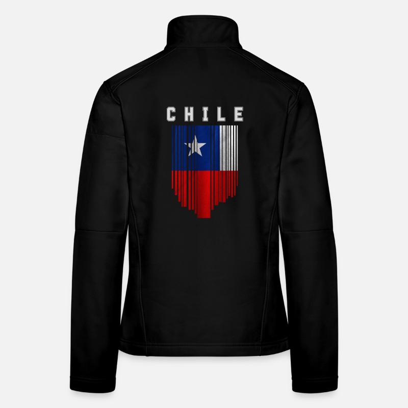 Flagge von Chile Frauen Softshelljacke