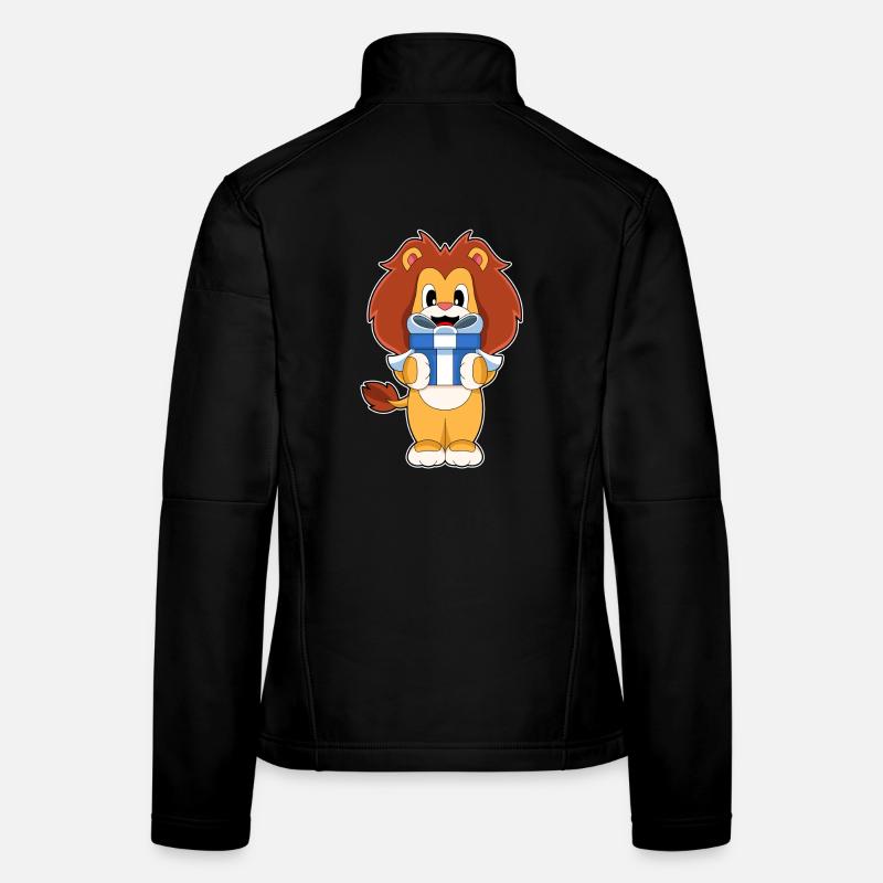 Lion Christmas Package Women's Softshell Jacket