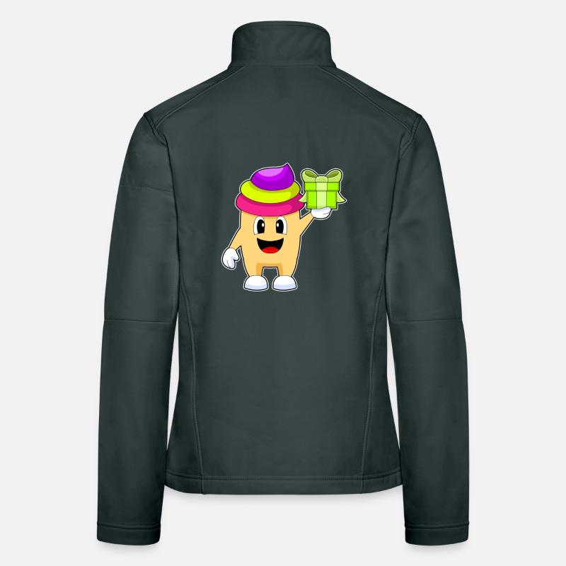 Paquet de gâteau de Noël Veste en tissu softshell Femme