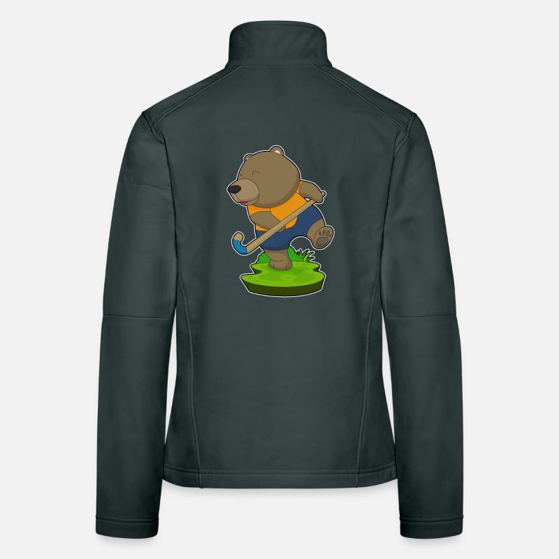 Hockey sur gazon Bear Stick Veste en tissu softshell Femme
