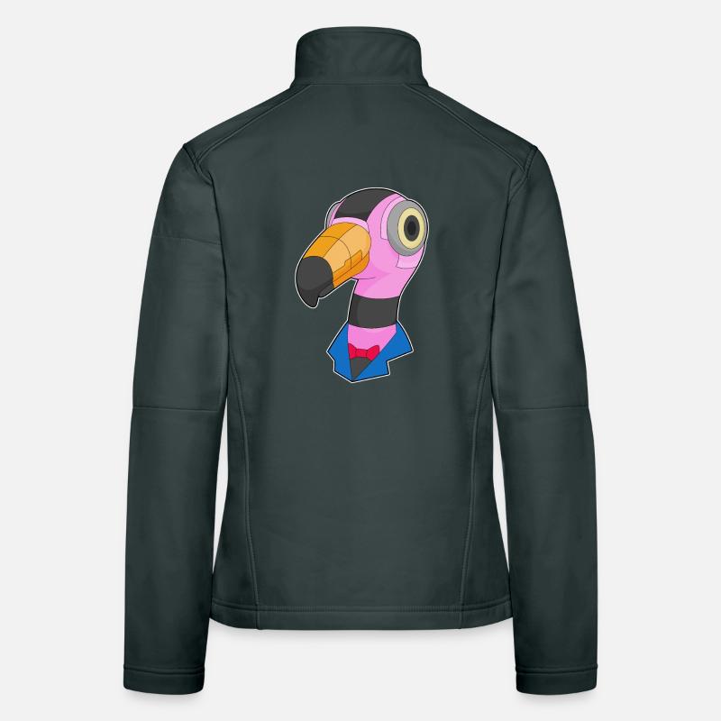 Flamingo Robot Women's Softshell Jacket