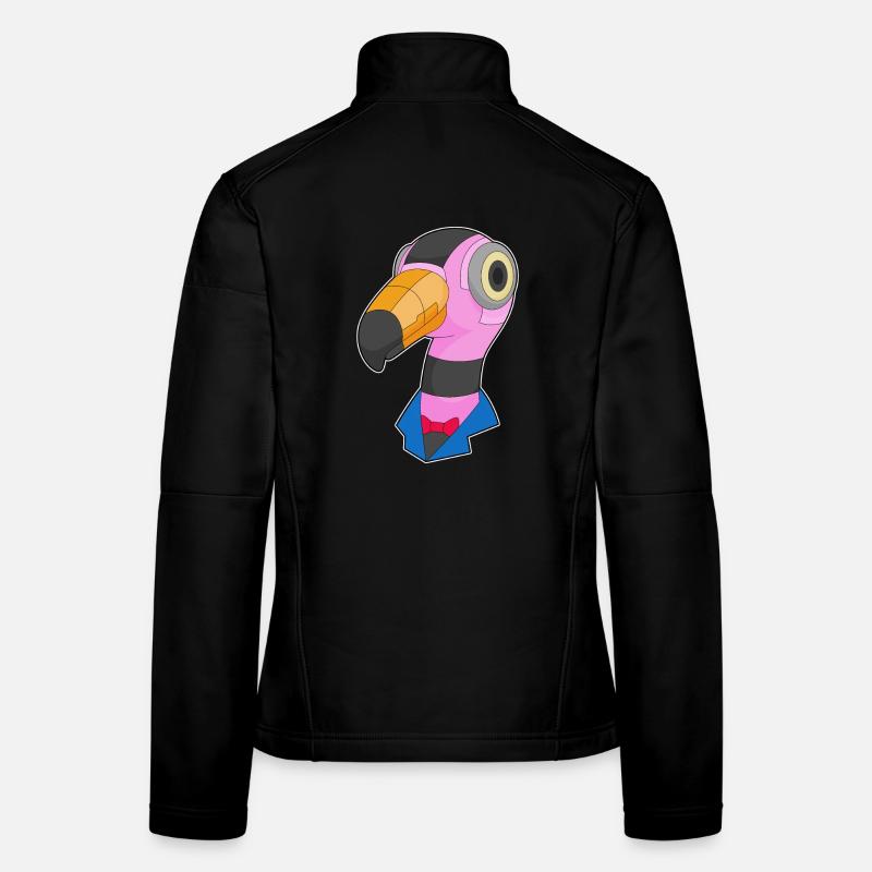 Flamingo Robot Women's Softshell Jacket