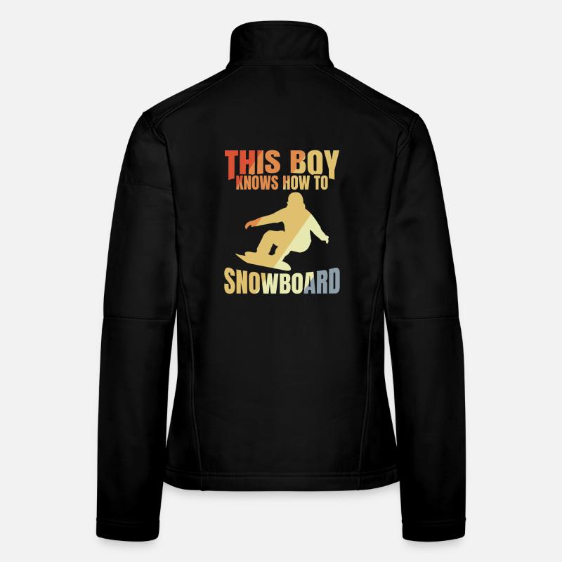 Snowboard Junge Frauen Softshelljacke