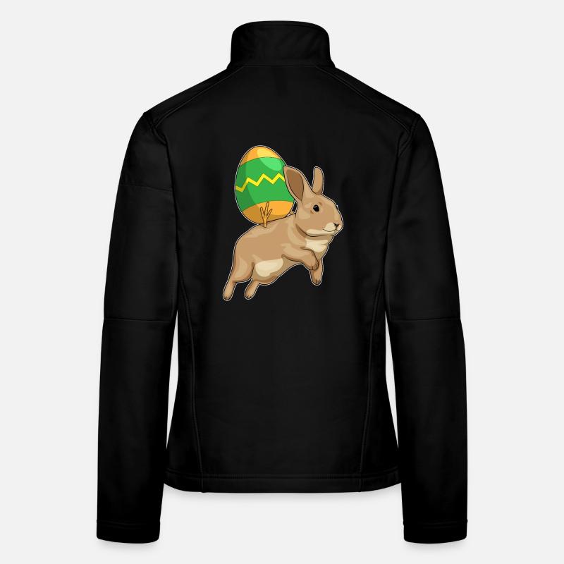 Promenade de Pâques Bunny Veste en tissu softshell Femme