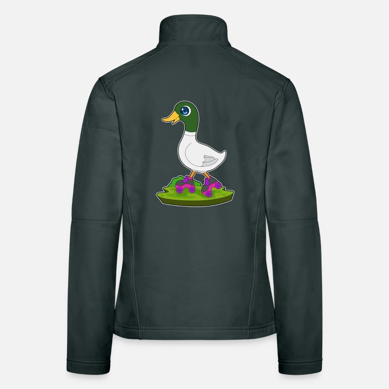 Ente Rollschuhfahren Rollschuhe Frauen Softshelljacke