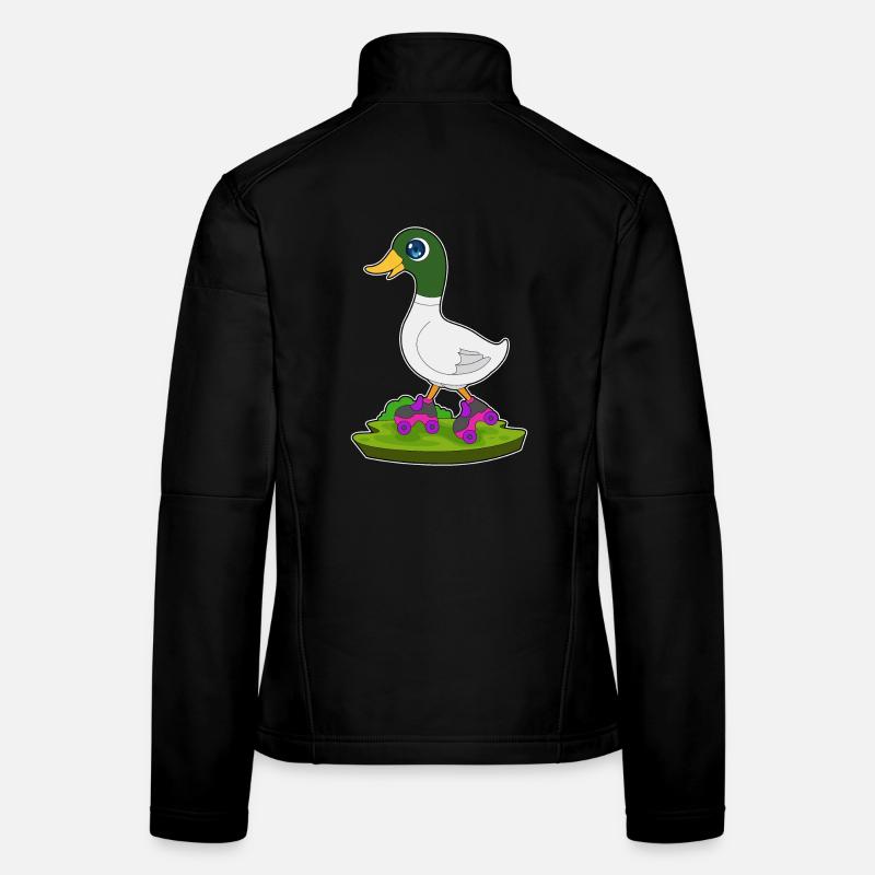 Duck Roller Skating Roller Skates Women's Softshell Jacket