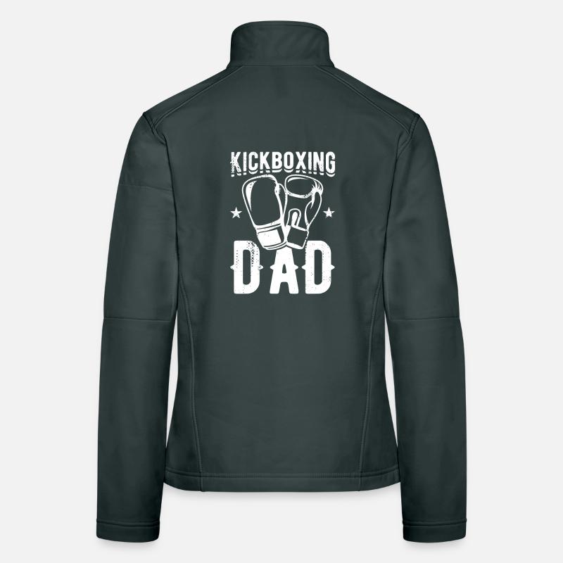 Kickboxer Vater Frauen Softshelljacke