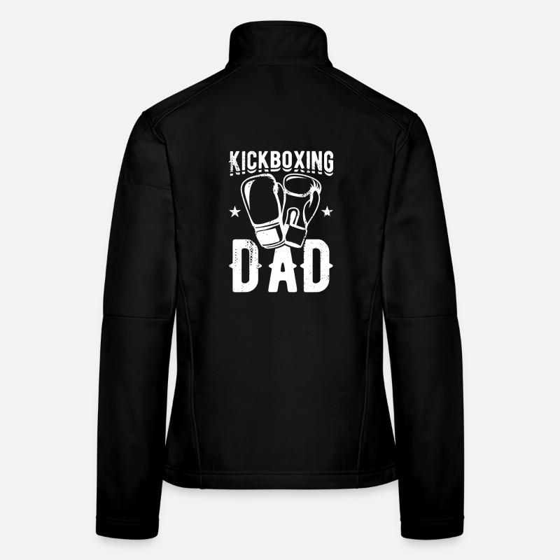 Kickboxer Vater Frauen Softshelljacke