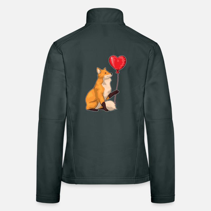 Fox Balloon Women's Softshell Jacket
