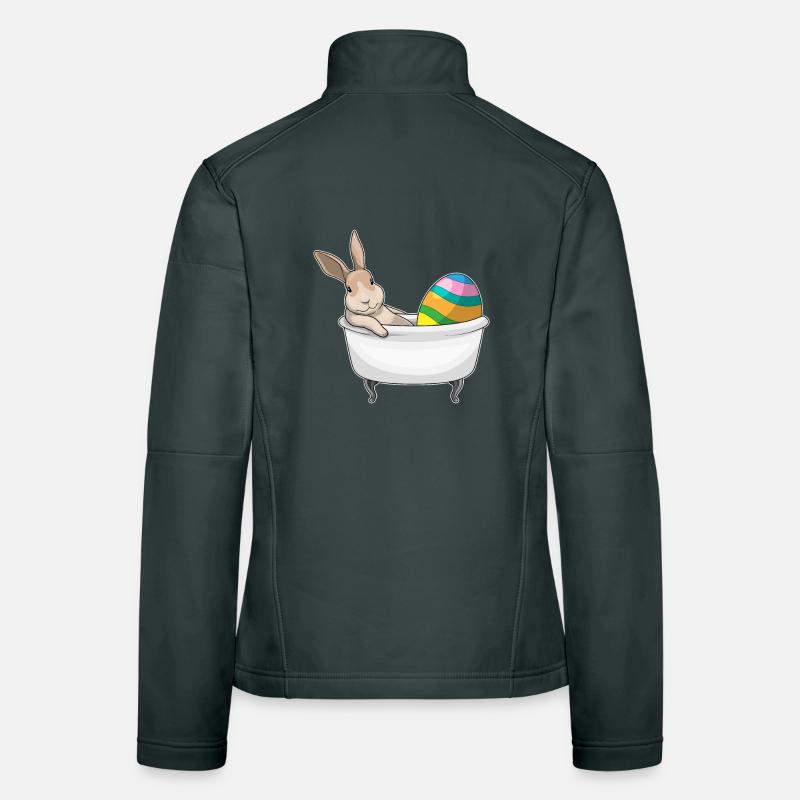 Bunny Easter Bathtub Women's Softshell Jacket