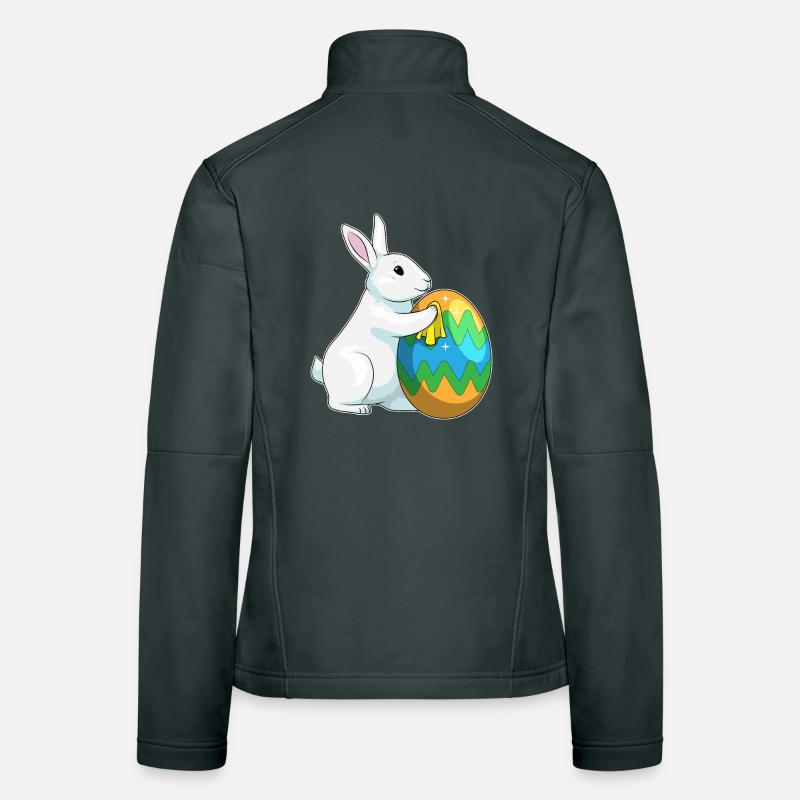 Nettoyage de Pâques Bunny Veste en tissu softshell Femme